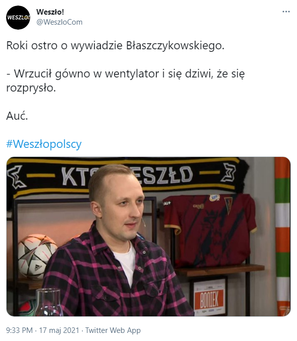 OSTRE SŁOWA Mateusza Rokuszewskiego na temat słów Błaszczykowskiego!